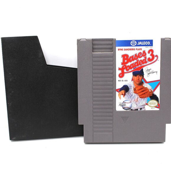 NES Ryne Sandberg Plays Bases Loaded 3 (Nintendo Entertainment System, 1993) - Picture 2 of 7